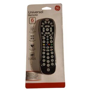 GE 6 Device Universal Remote Works With All Major Brands Sound Bars Streaming